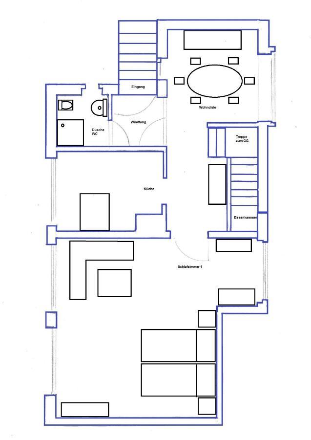 Ferienwohnung Kirsten Markranstädt Buitenkant foto